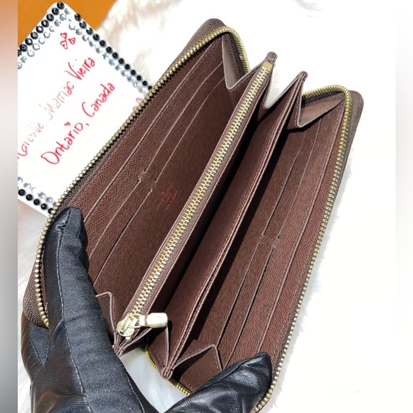🌸Damier Ebene Zippy Zip Around Long Wallet - Picture 10 of 16